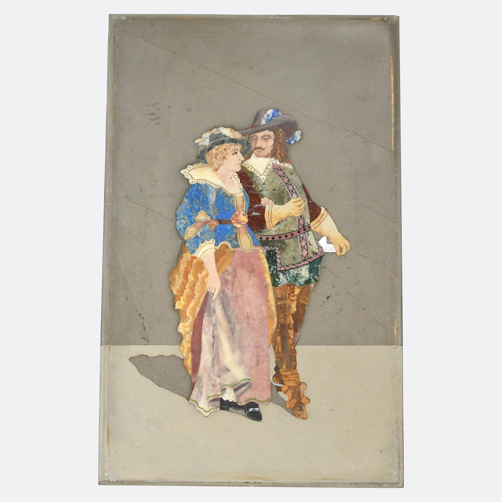 Victorian Pietra Dura Panel