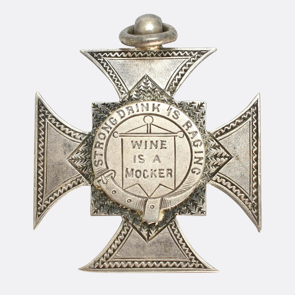 Victorian Soldiers Abstinence Medal