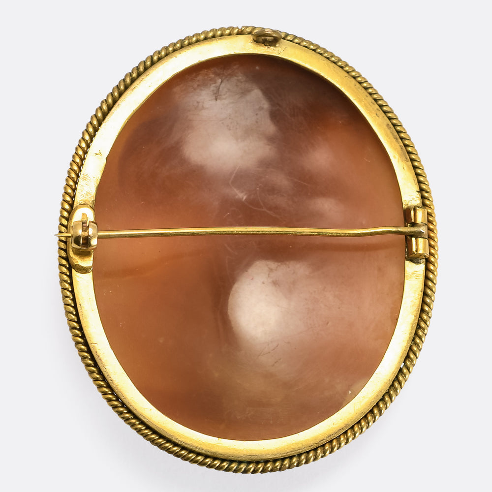 Victorian The Dancing Muse Cameo Brooch