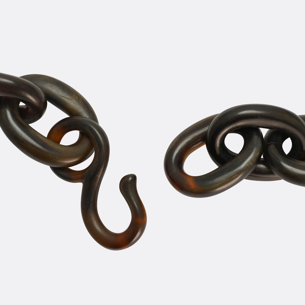 Victorian Tortoiseshell Chain Necklace