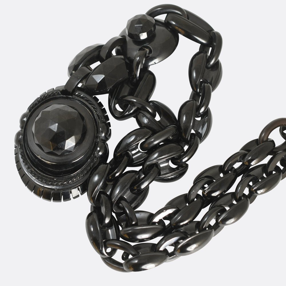 Victorian Whitby Jet Necklace