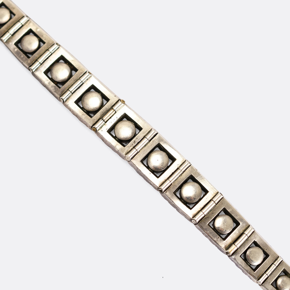 Victorian White Paste Choker