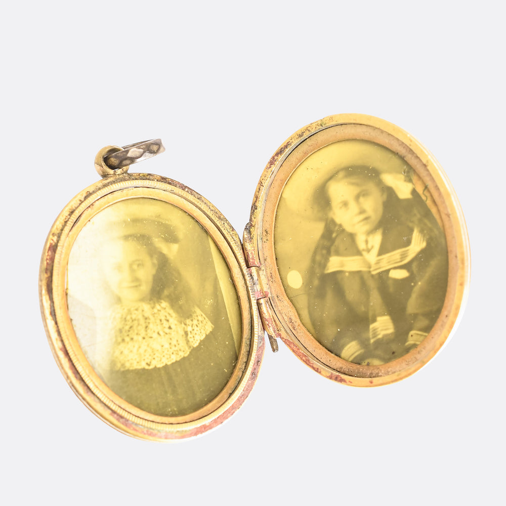 Victorian Yours Forever Gold Locket