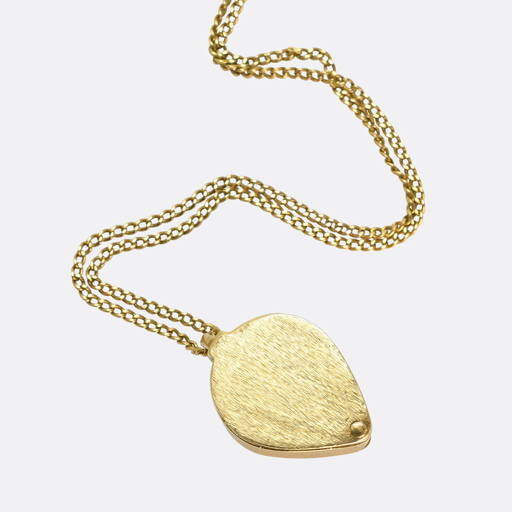 Vintage 14k Gold Jewellers Loupe & Chain