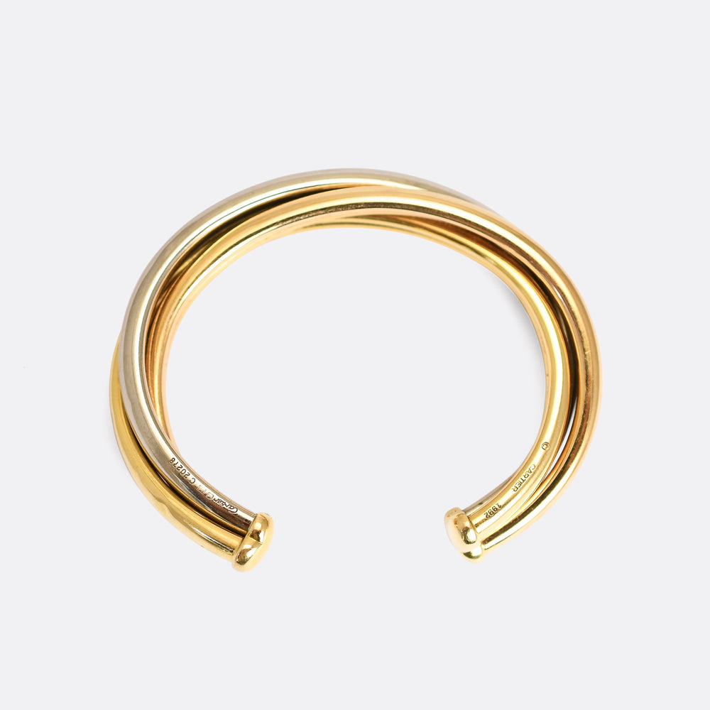 Vintage Cartier Trinity Cuff Bracelet