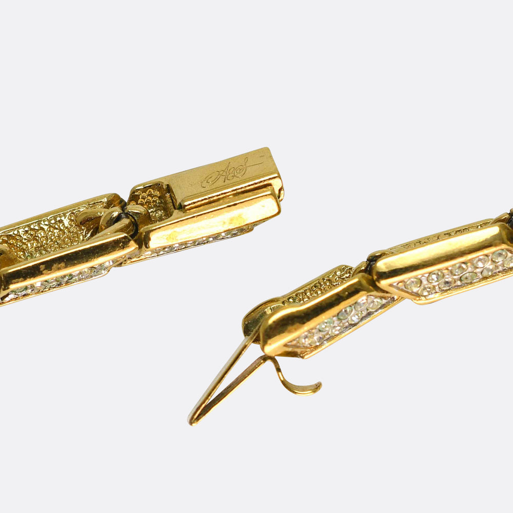 Vintage Costume Snake Necklace by Attwood & Sawyer