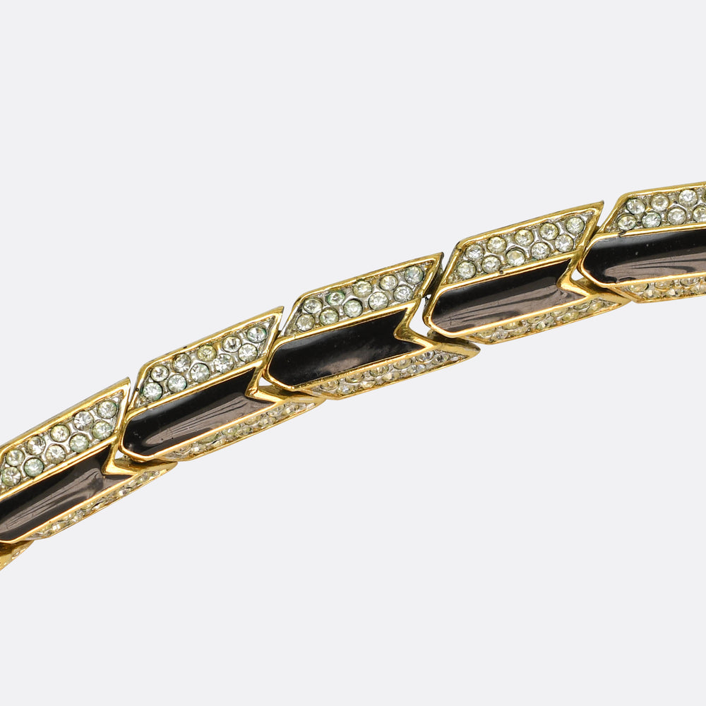 Vintage Costume Snake Necklace by Attwood & Sawyer