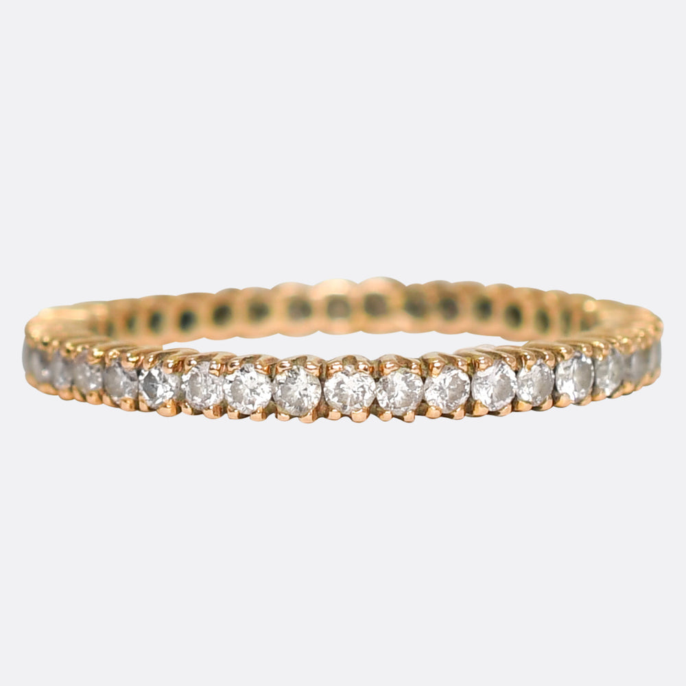 Vintage Diamond Eternity Ring