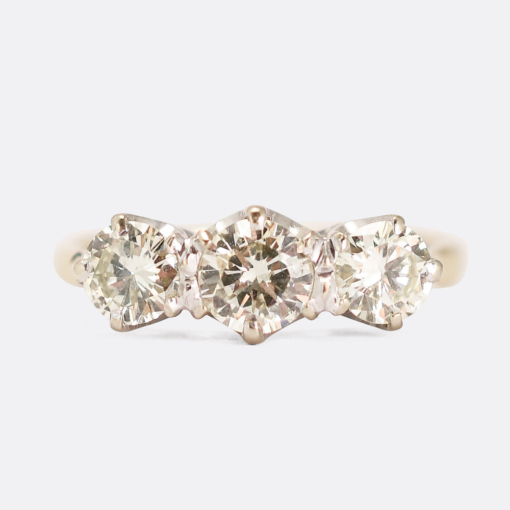 Vintage Diamond Trilogy Ring