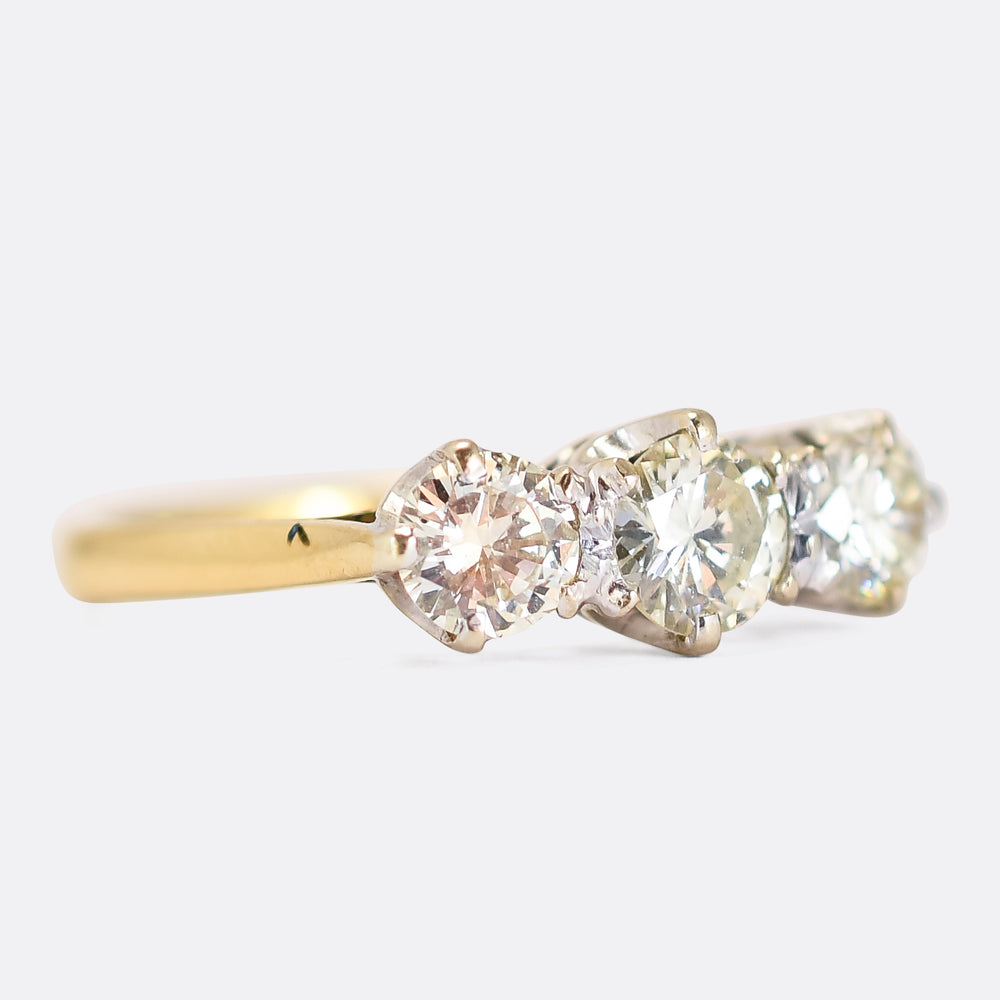 Vintage Diamond Trilogy Ring