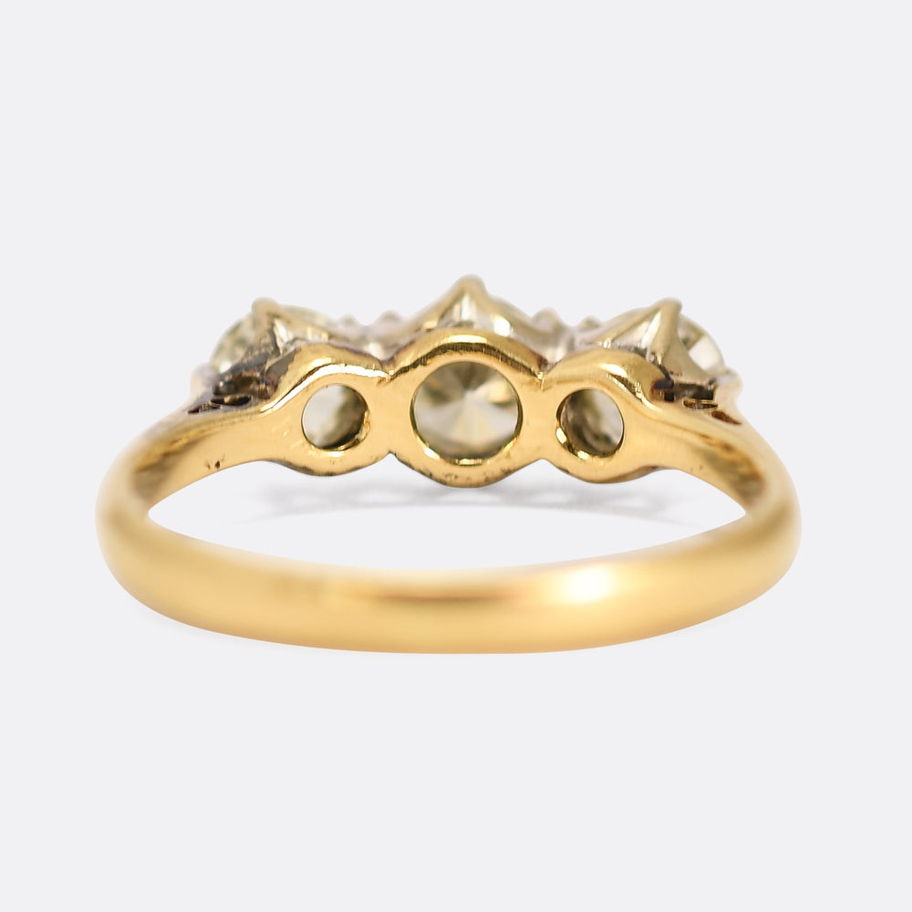 Vintage Diamond Trilogy Ring