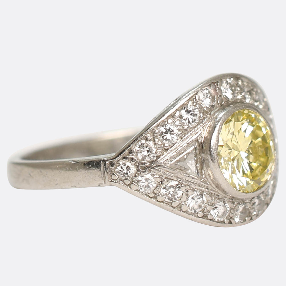 Vintage Fancy Yellow Diamond
