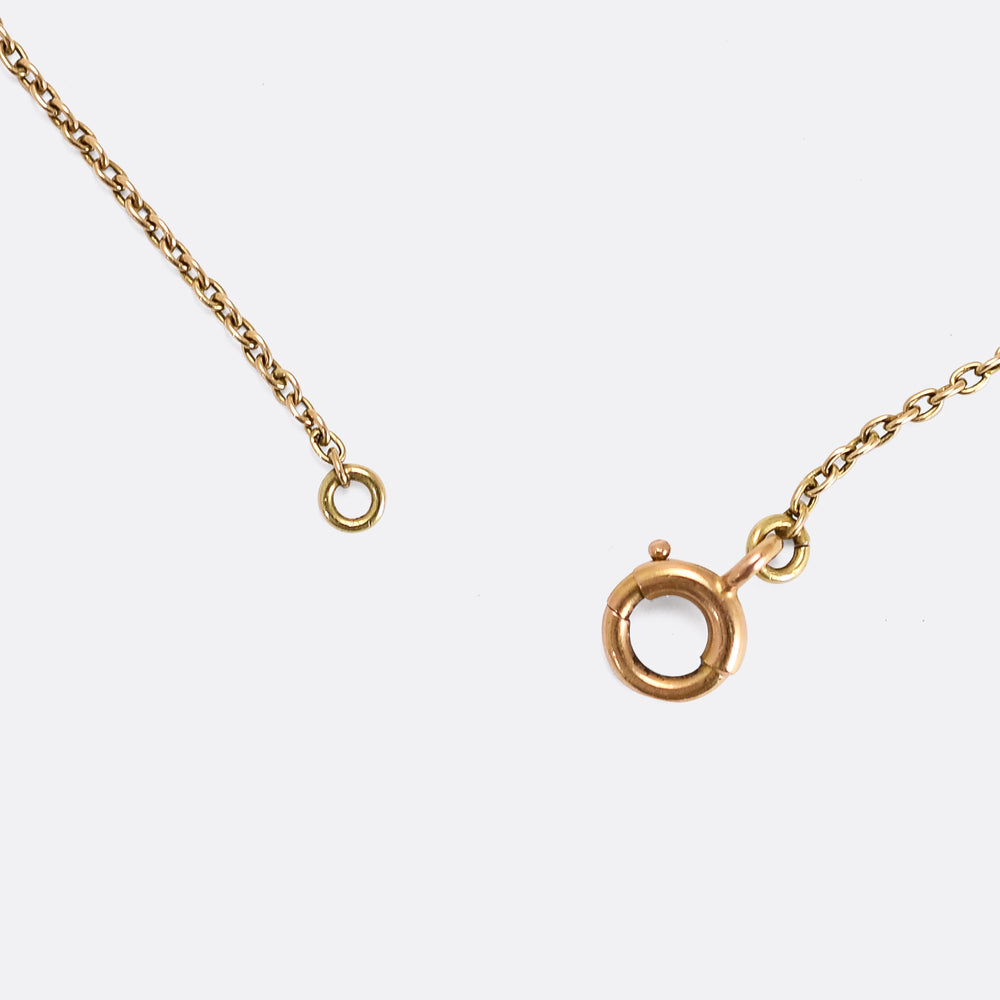 Vintage Gold Bar Charm