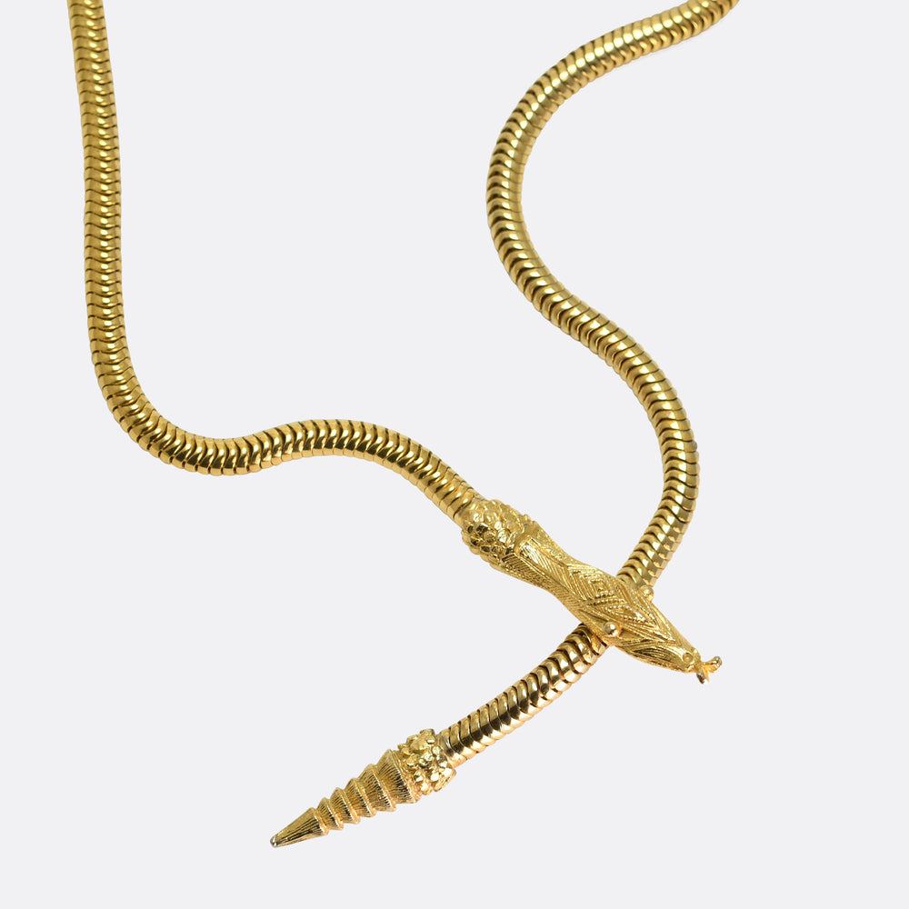 Vintage Snake Collar Necklace