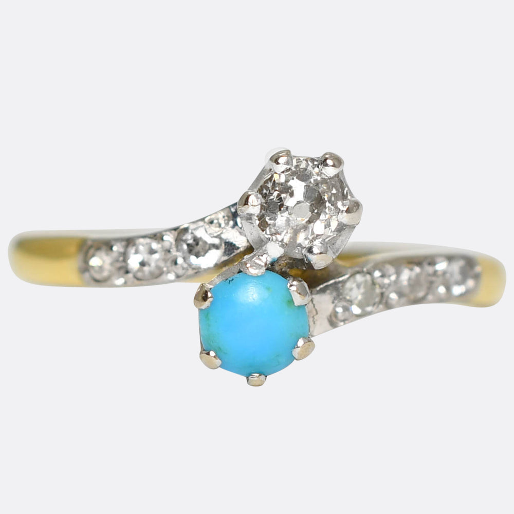 Vintage Turquoise & Diamond