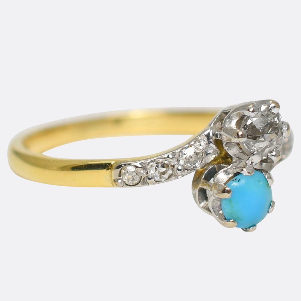 Vintage Turquoise & Diamond
