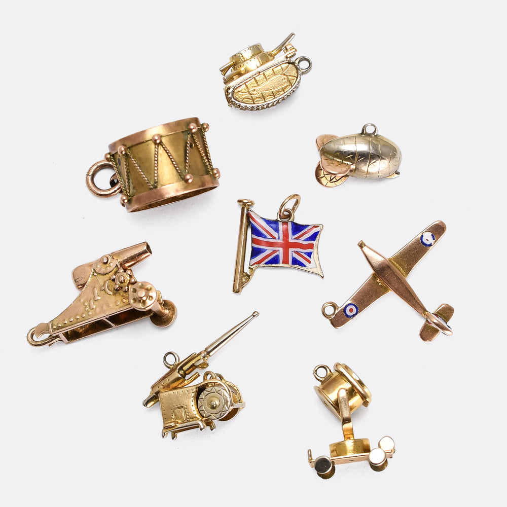 WW2 Gold Charm Collection