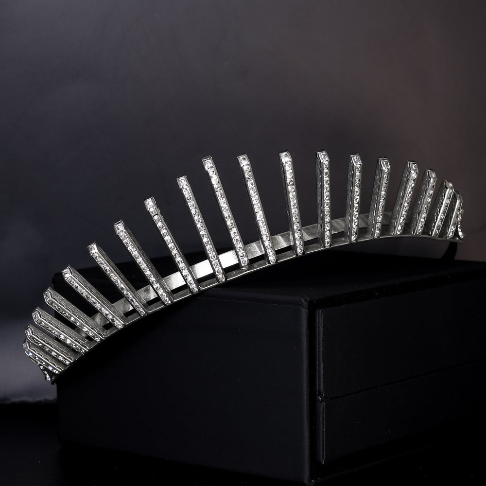Art Deco Paste Gemstone Fringe Tiara