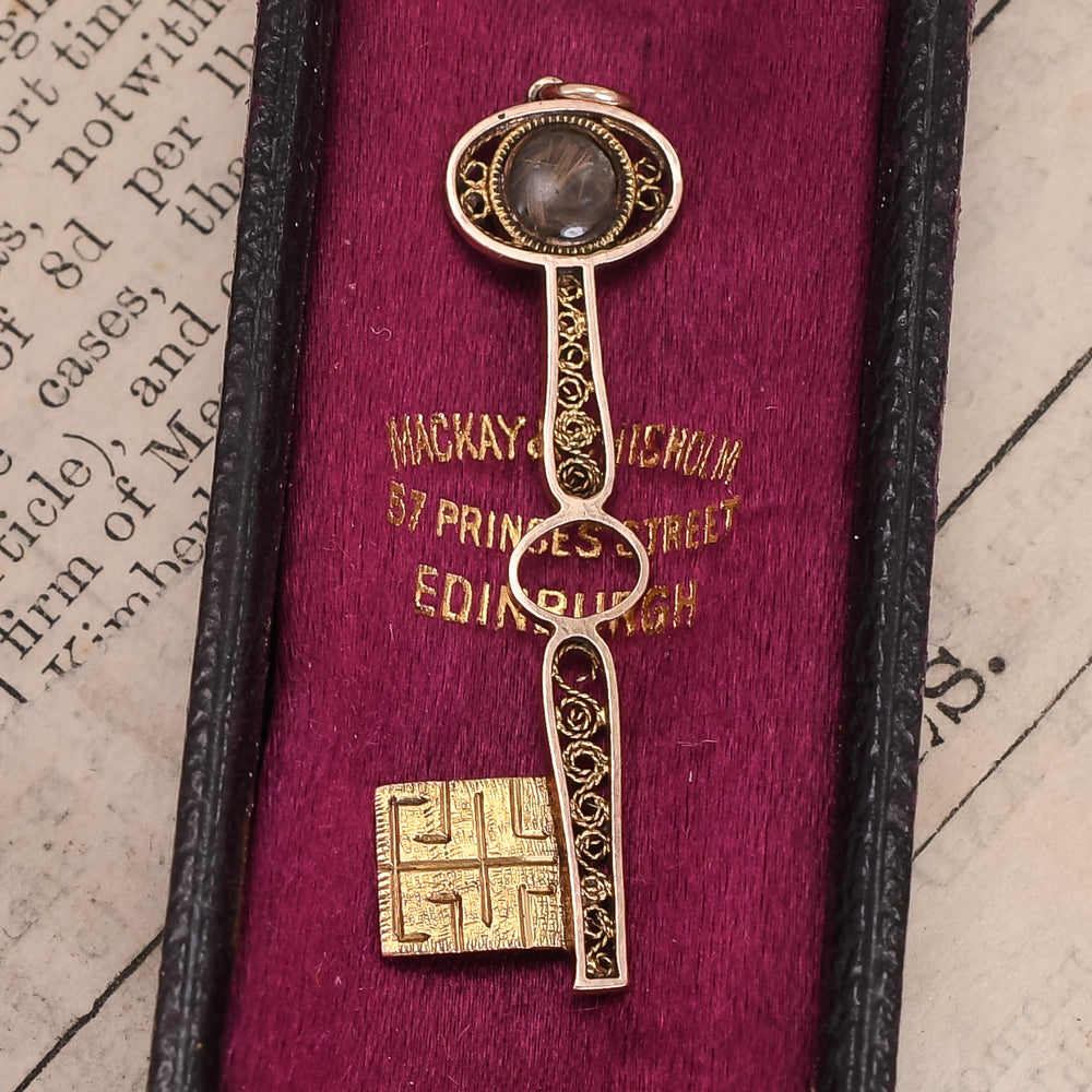 Regency Period Key Pendant