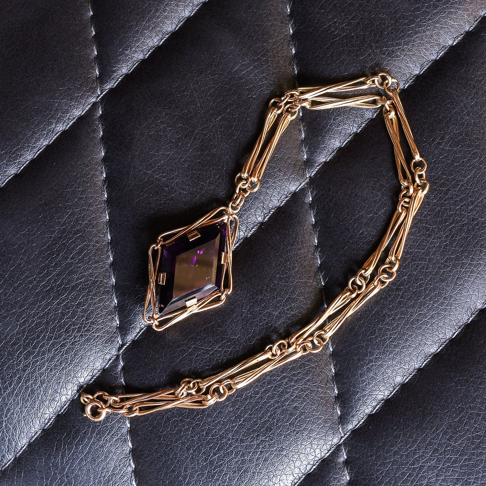 Victorian 26 Carat Amethyst Necklace