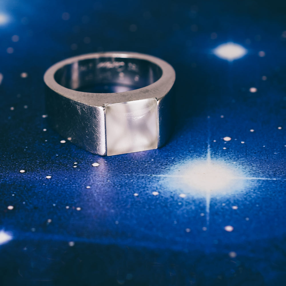 Vintage Cartier Moonstone Signet Ring