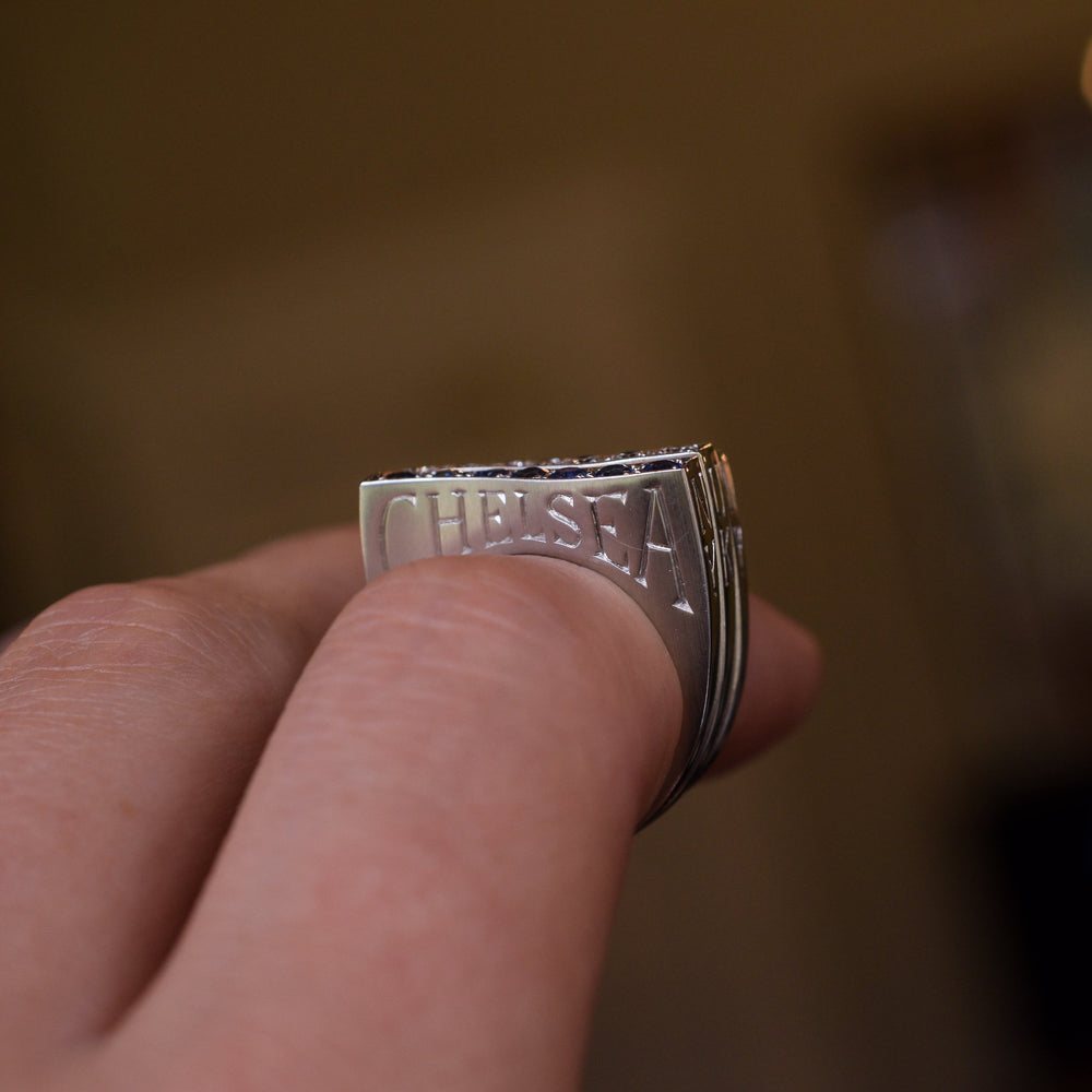 Stephen Webster NY UK Red White & Blue Stacking Rings