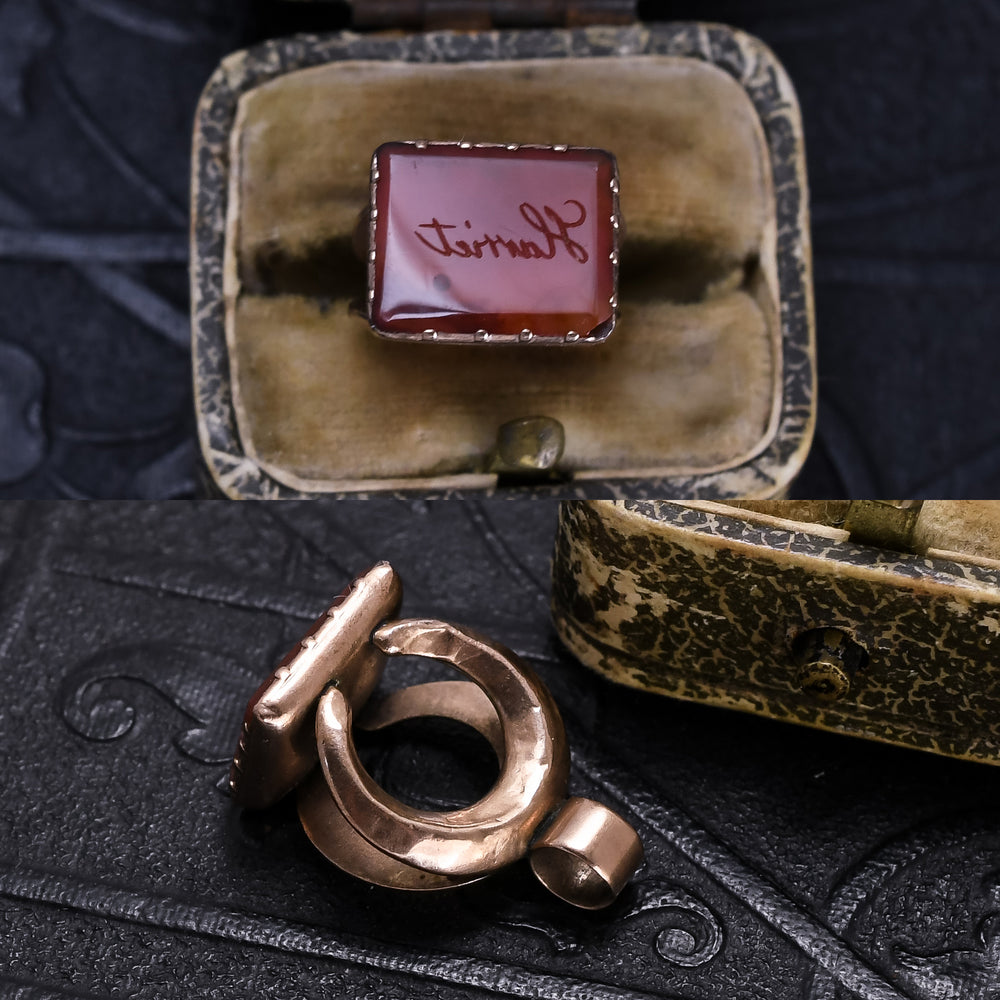 Georgian Harriet Intaglio Seal Fob Pendant