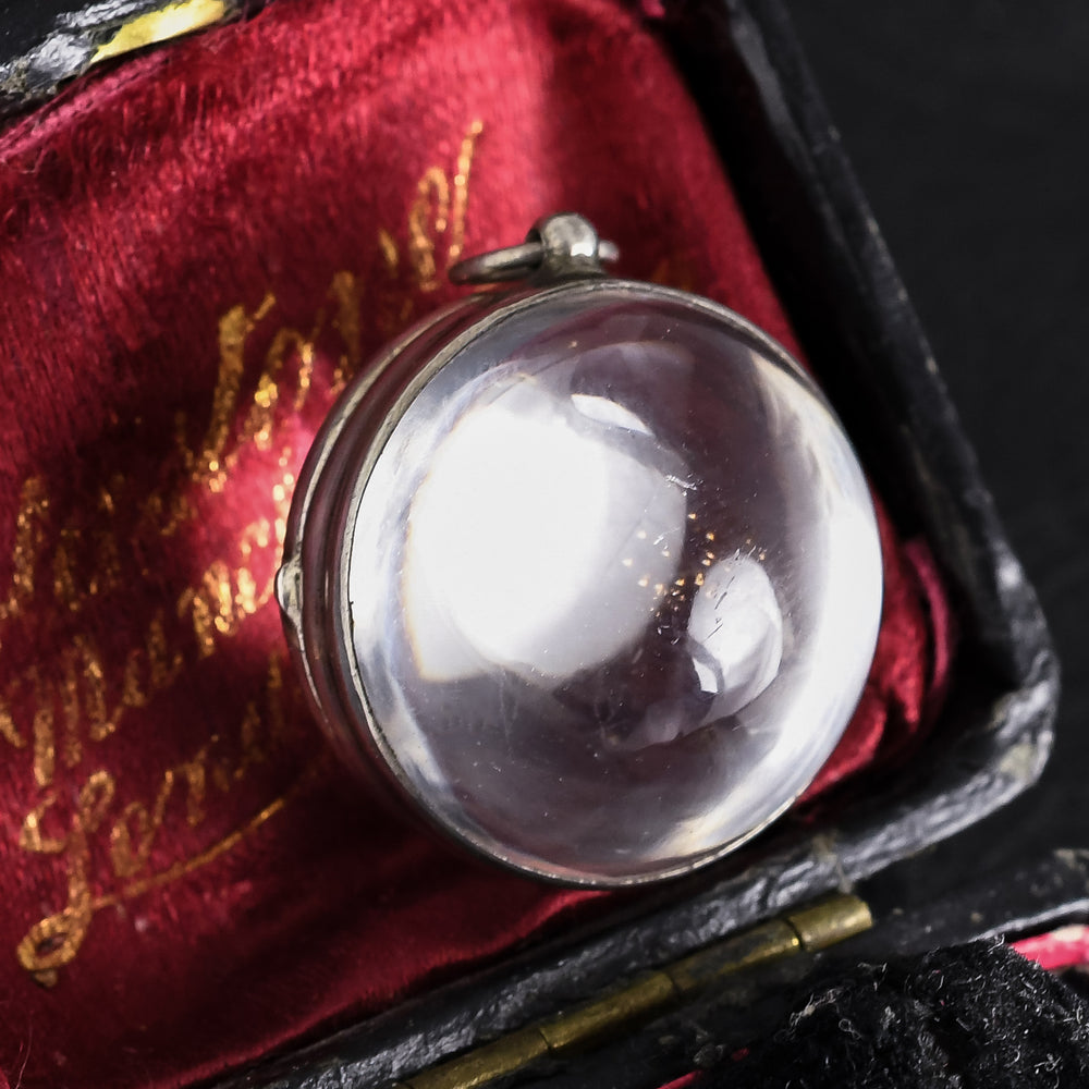 Victorian Rock Crystal Pool of Light Locket