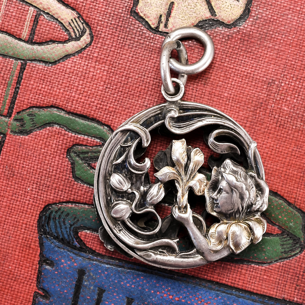 Arts & Crafts Silver Openwork Locket