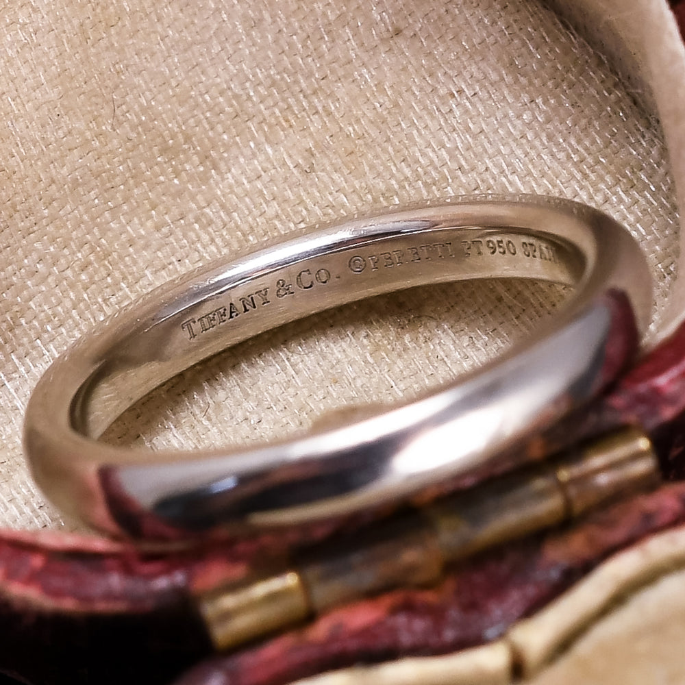 Tiffany & Co. Platinum Stacking Band by Elsa Peretti