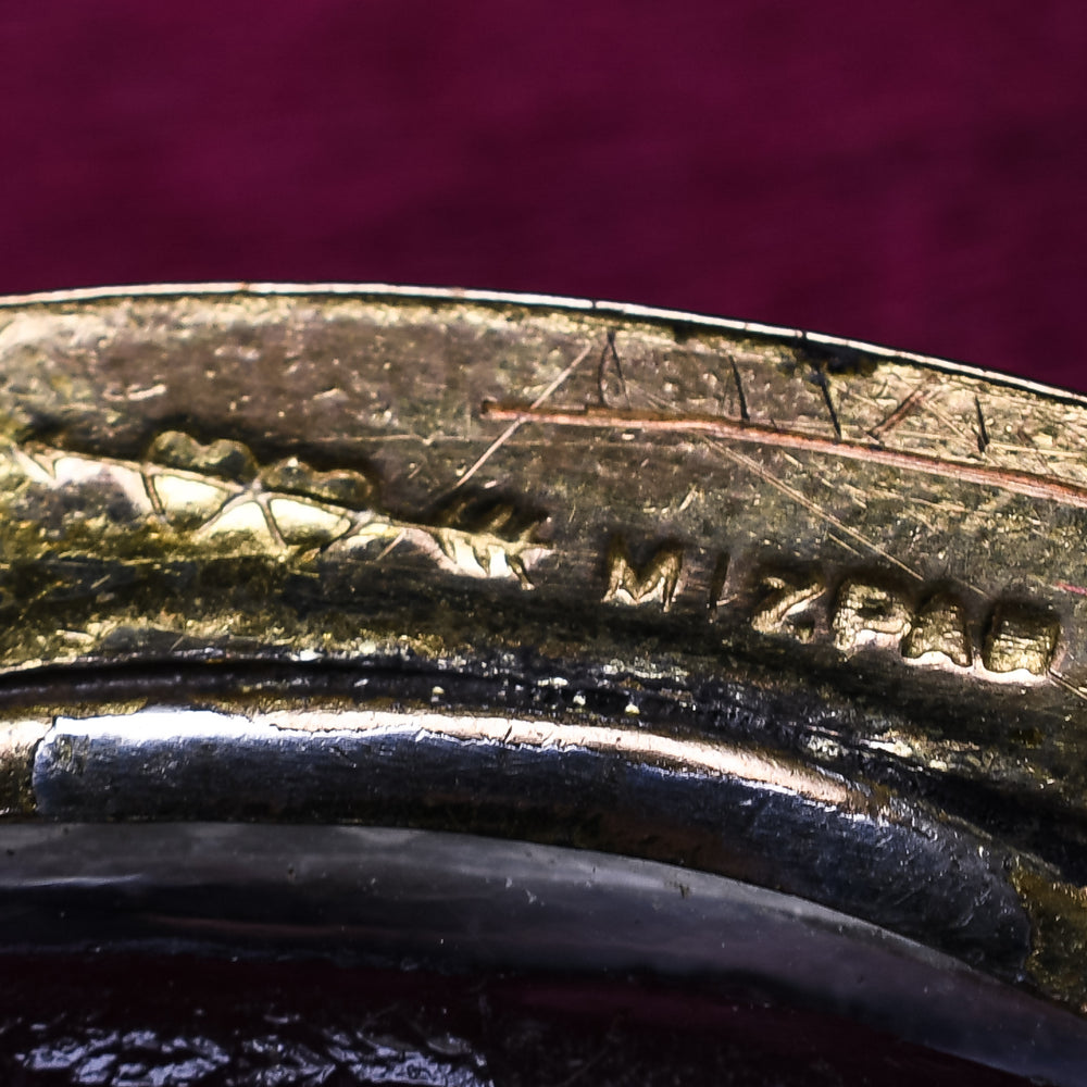 Victorian Mizpah Pheasant Rock Crystal Brooch
