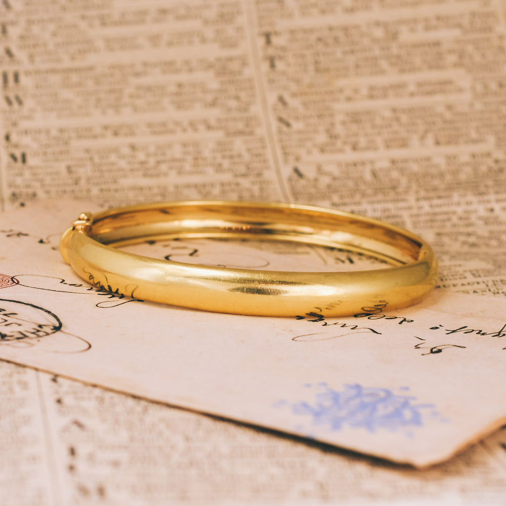 Victorian 18k Gold Bangle
