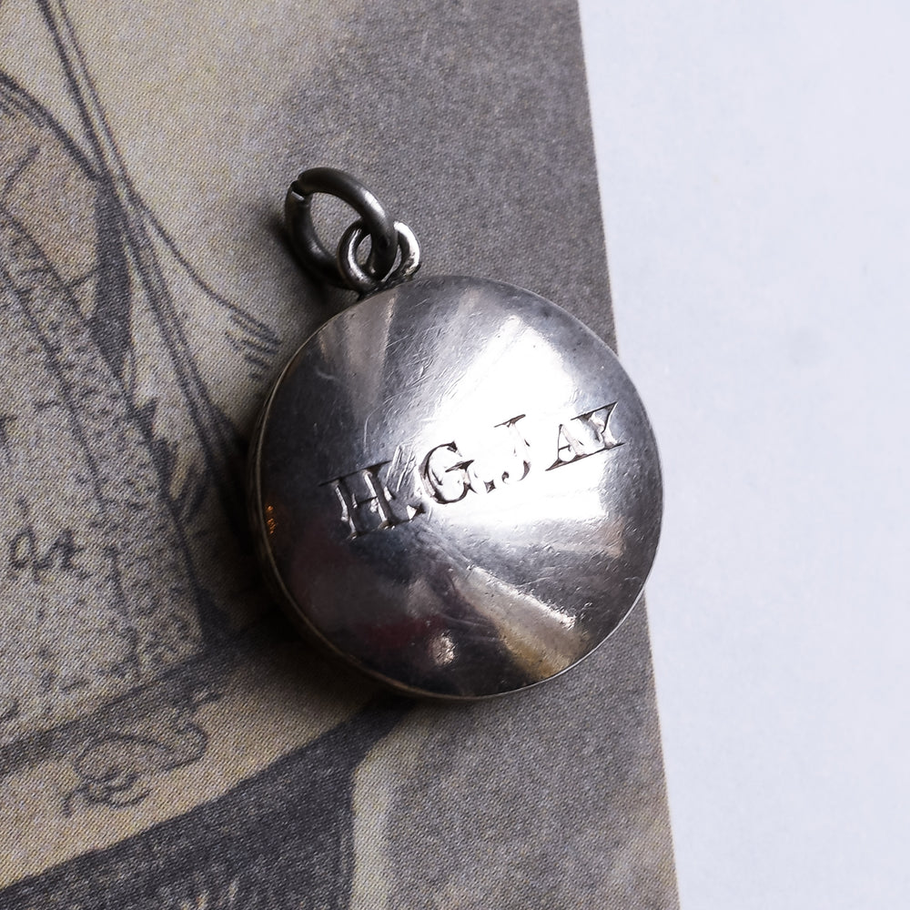 18th Century Rock Crystal Memorial Pendant