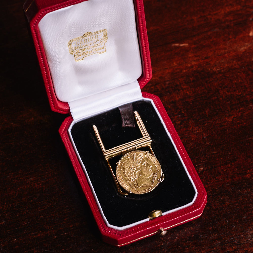Vintage solid gold Cartier Money Clip