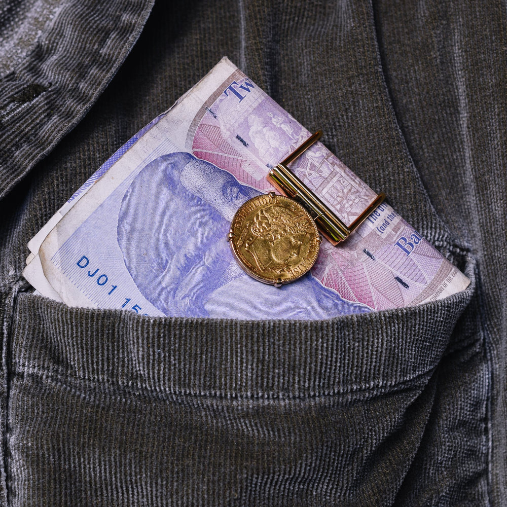 Vintage solid gold Cartier Money Clip