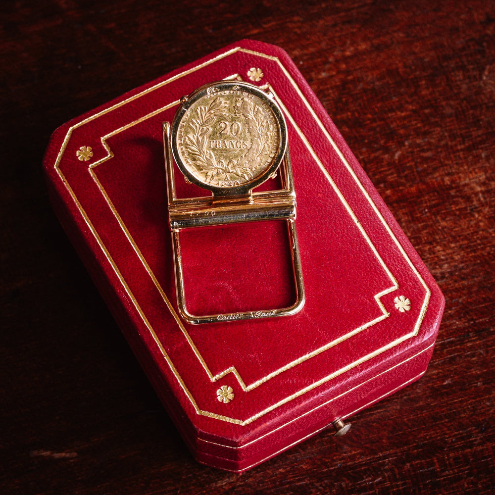 Vintage solid gold Cartier Money Clip