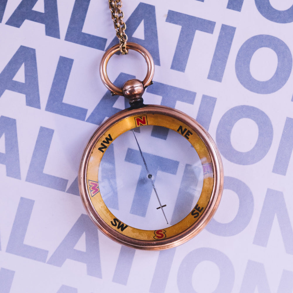 Victorian Oversized Compass Pendant