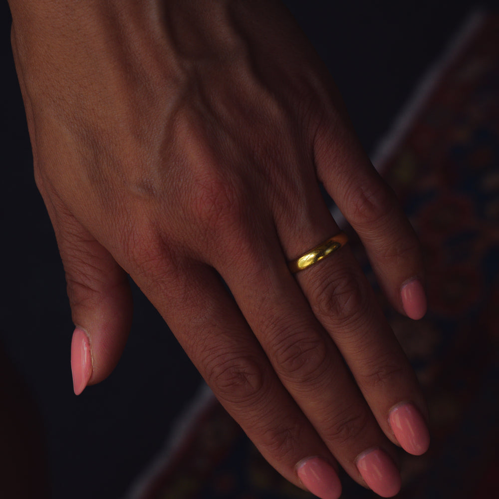 18th Century Gold Posy Ring In Christ & Thee My Comfort Bee