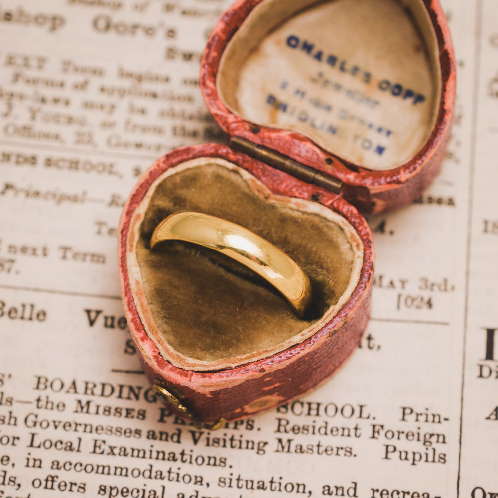 18th Century Gold Posy Ring In Christ & Thee My Comfort Bee