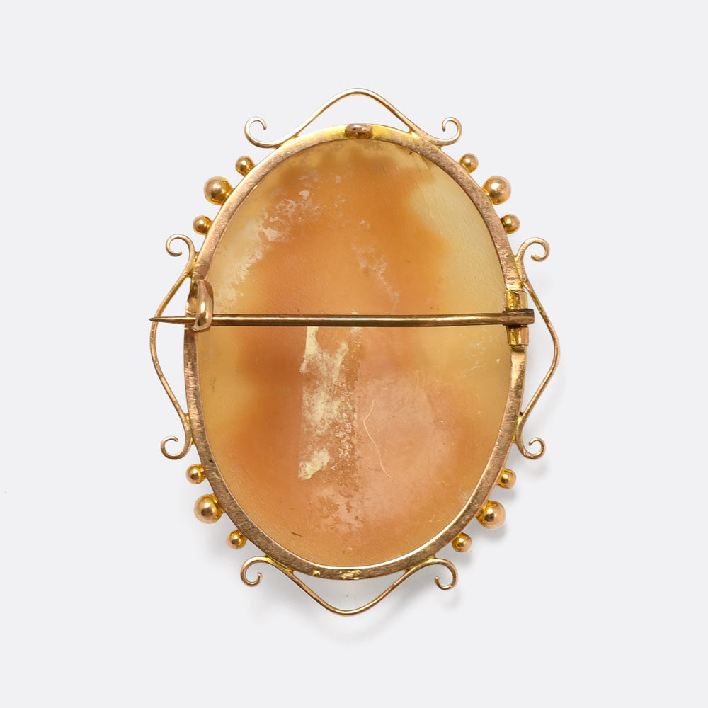Early Victorian Artemis Cameo Brooch