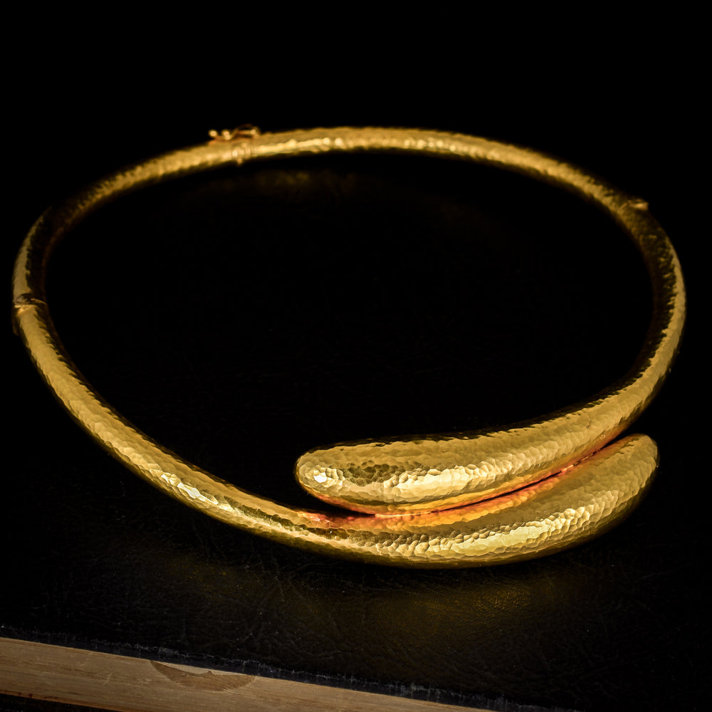 Vintage Ilias Lalaounis Gold Serpents Collar