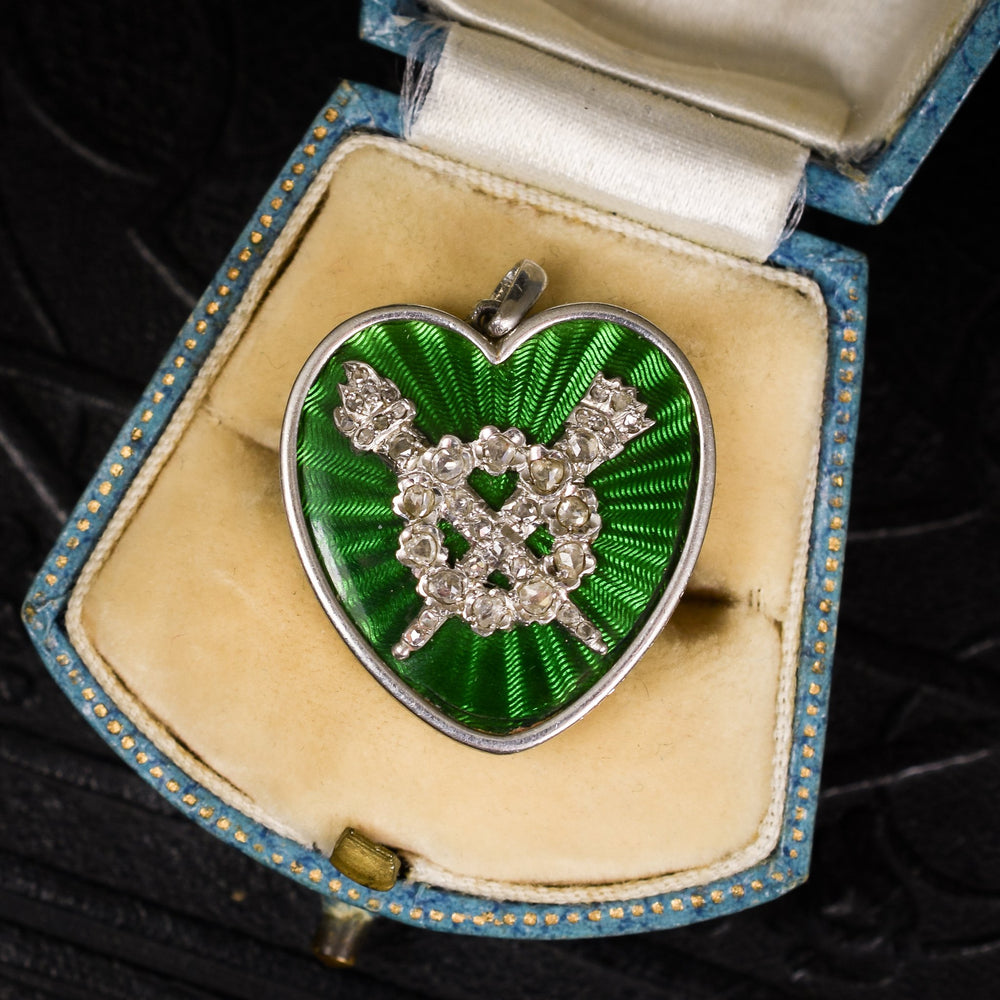 Edwardian Cartier Heart Pendant