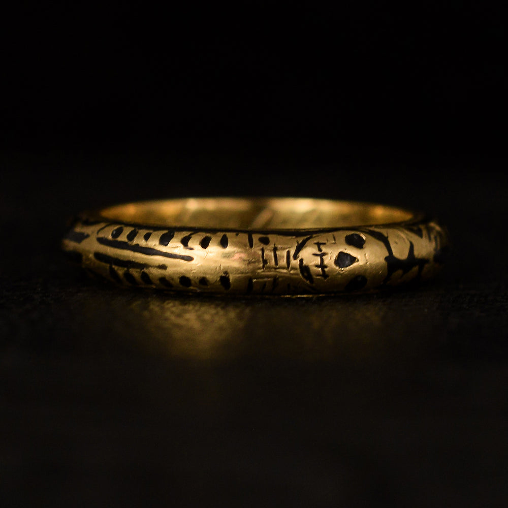 18th Century Full Body Skeleton Ring