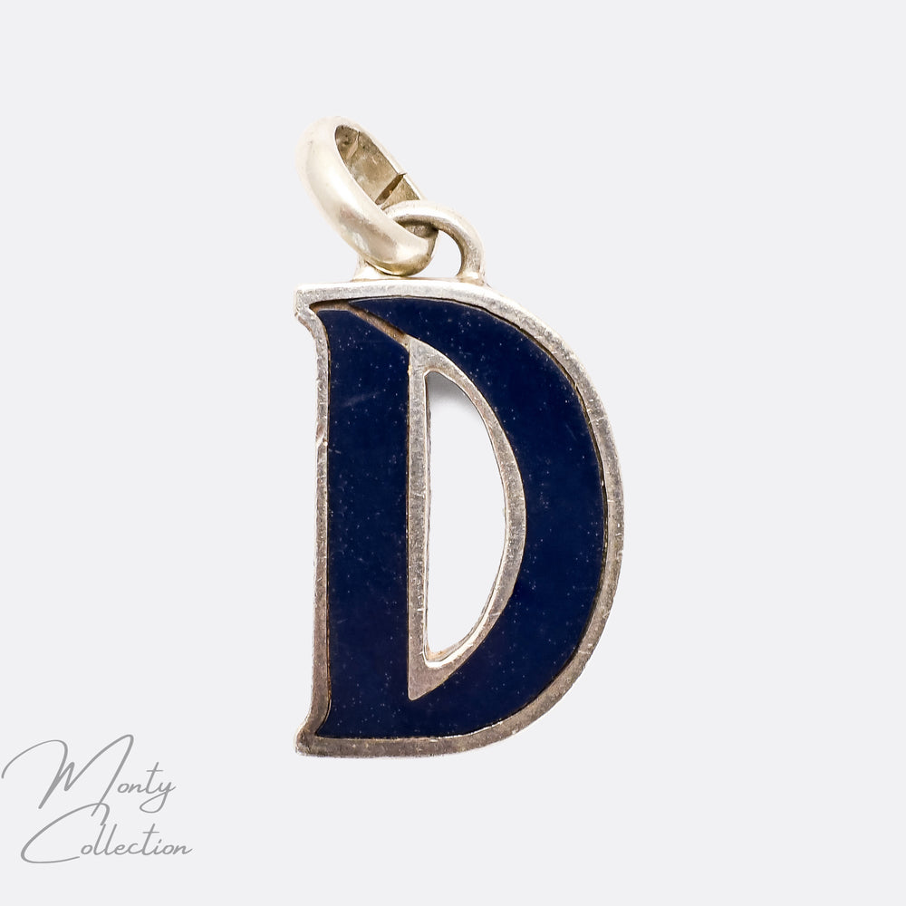 1970s Gucci D Pendant