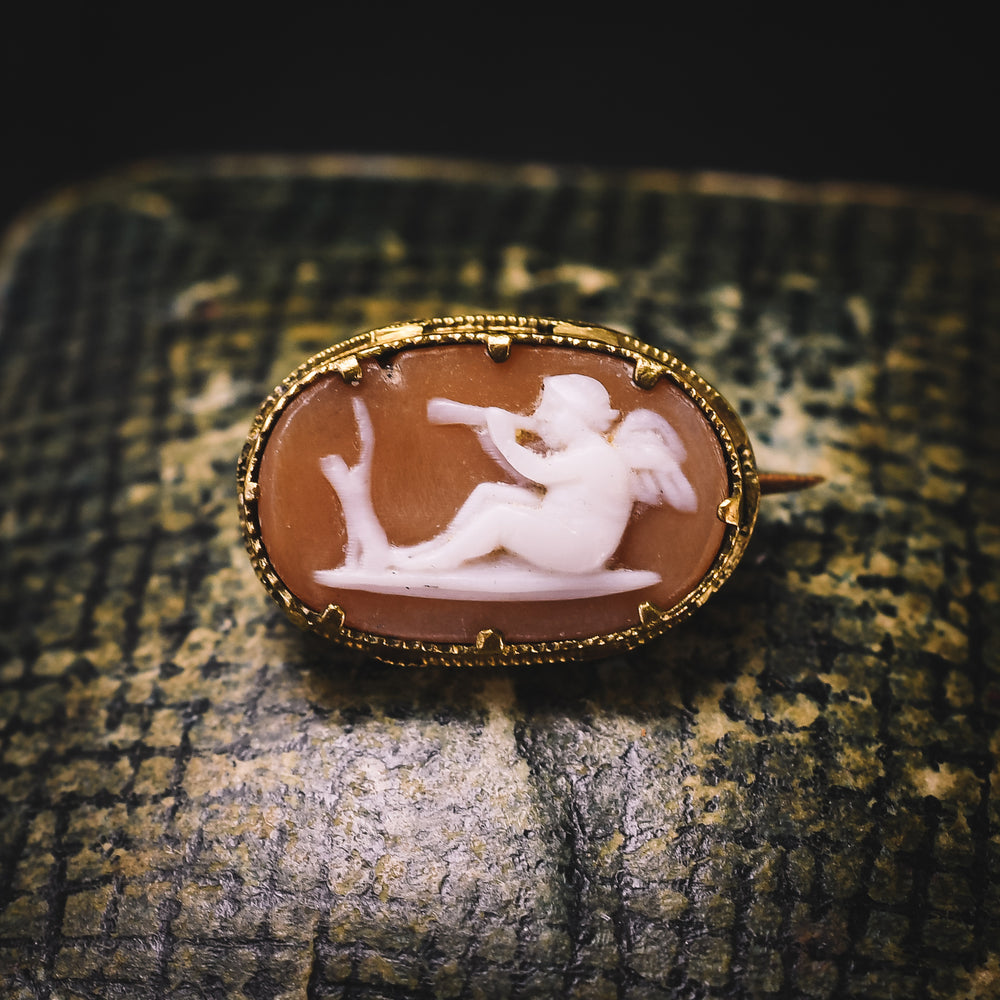Georgian Eros Cameo Brooch