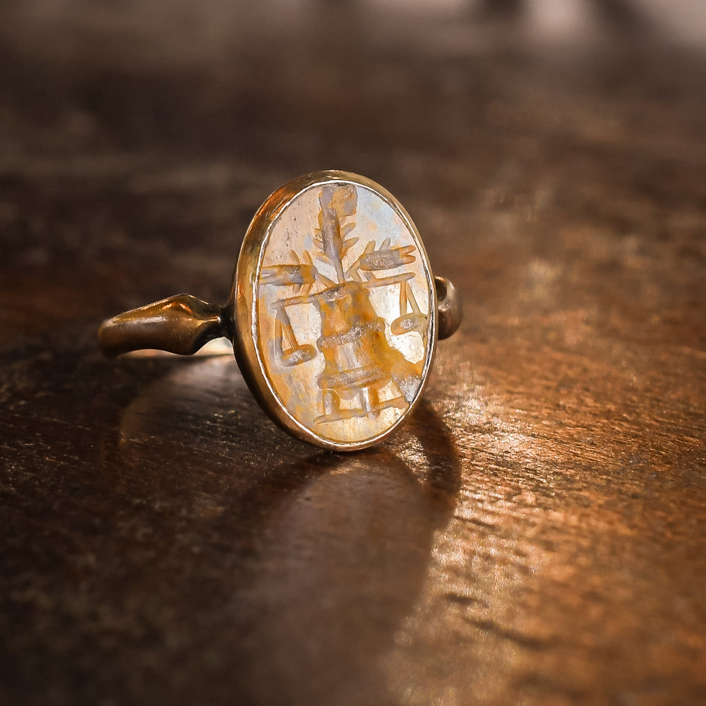 Roman Ceres Intaglio Signet Ring