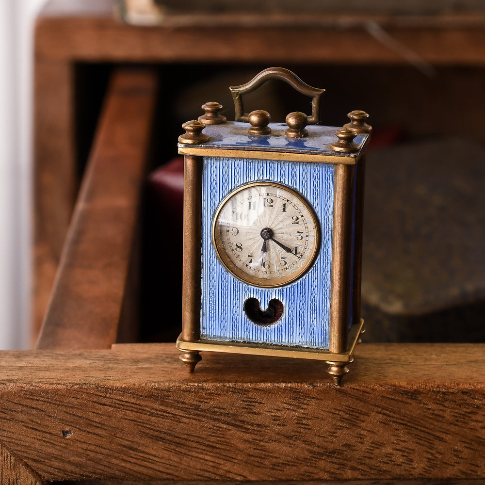 Antique Miniature Carriage Clock