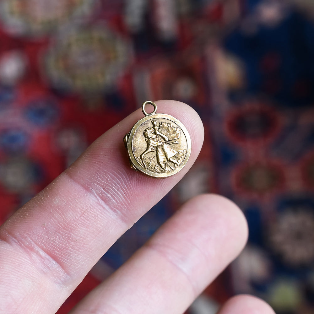 Vintage St. Christopher Locket