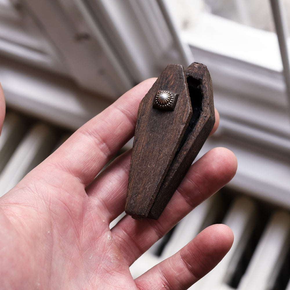 Victorian Memento Mori Coffin Box