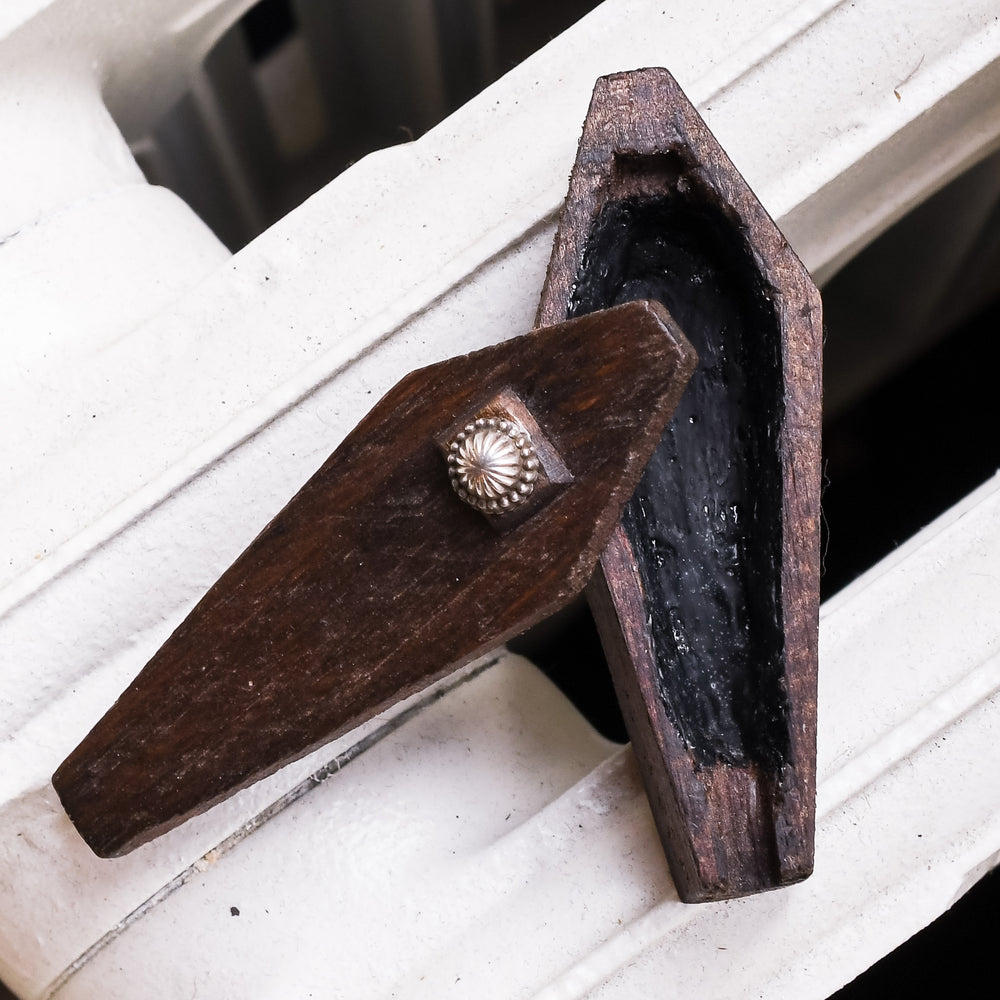 Victorian Memento Mori Coffin Box